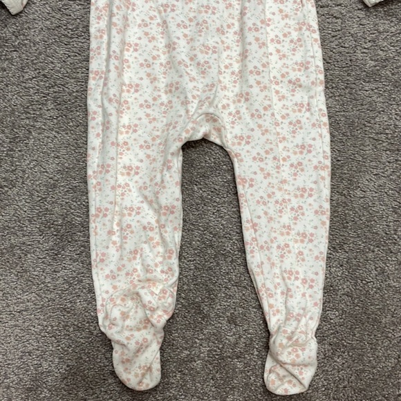 Jamie Kay Primrose Floral Button Footed Sleeper - Picture 5 of 12